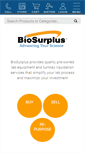Mobile Screenshot of biosurplus.com