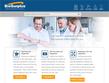 Tablet Screenshot of biosurplus.com